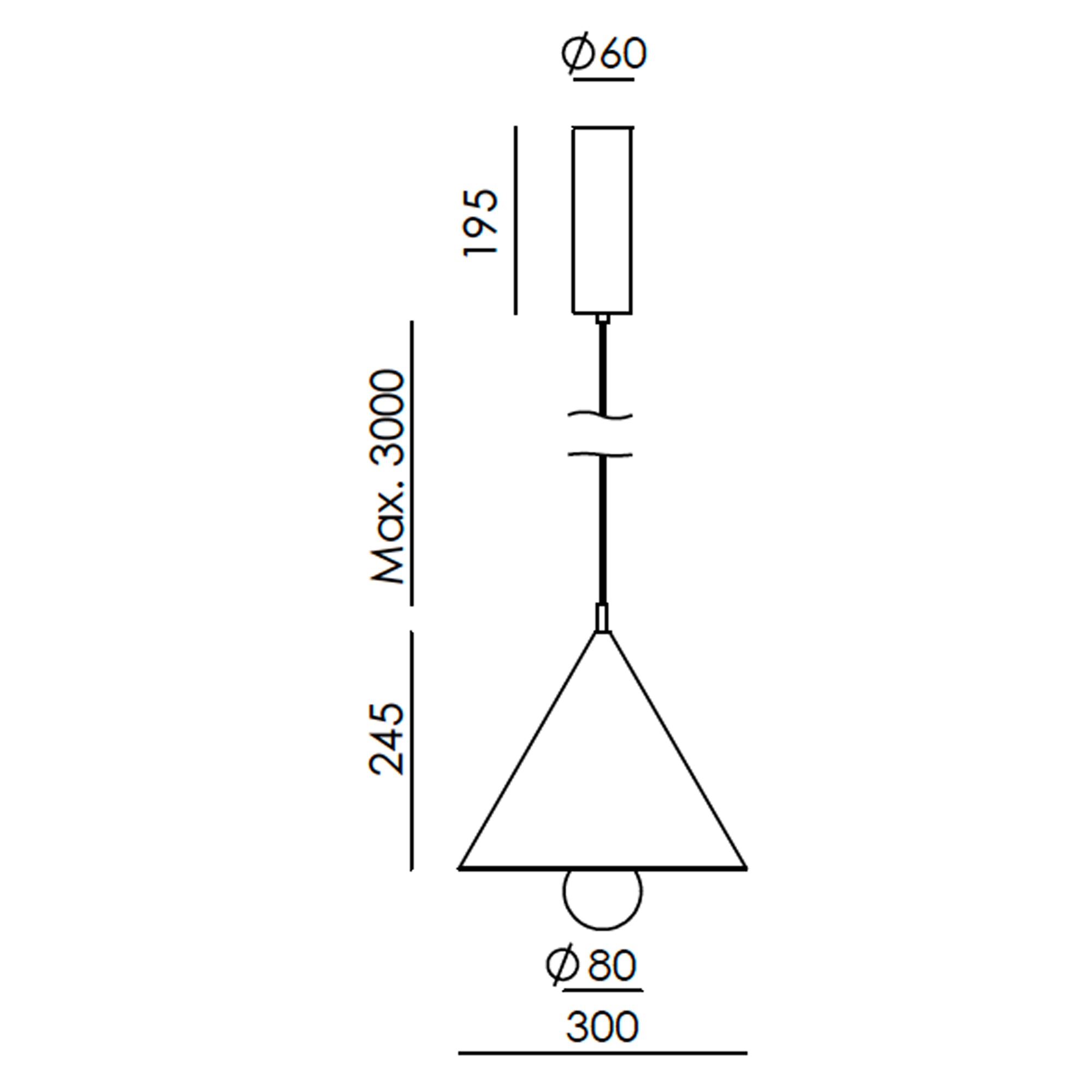 Lampa wisząca LED Aromas Tea