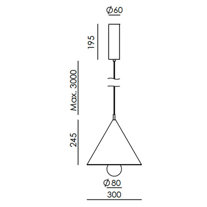 Lampa wisząca LED Aromas Tea