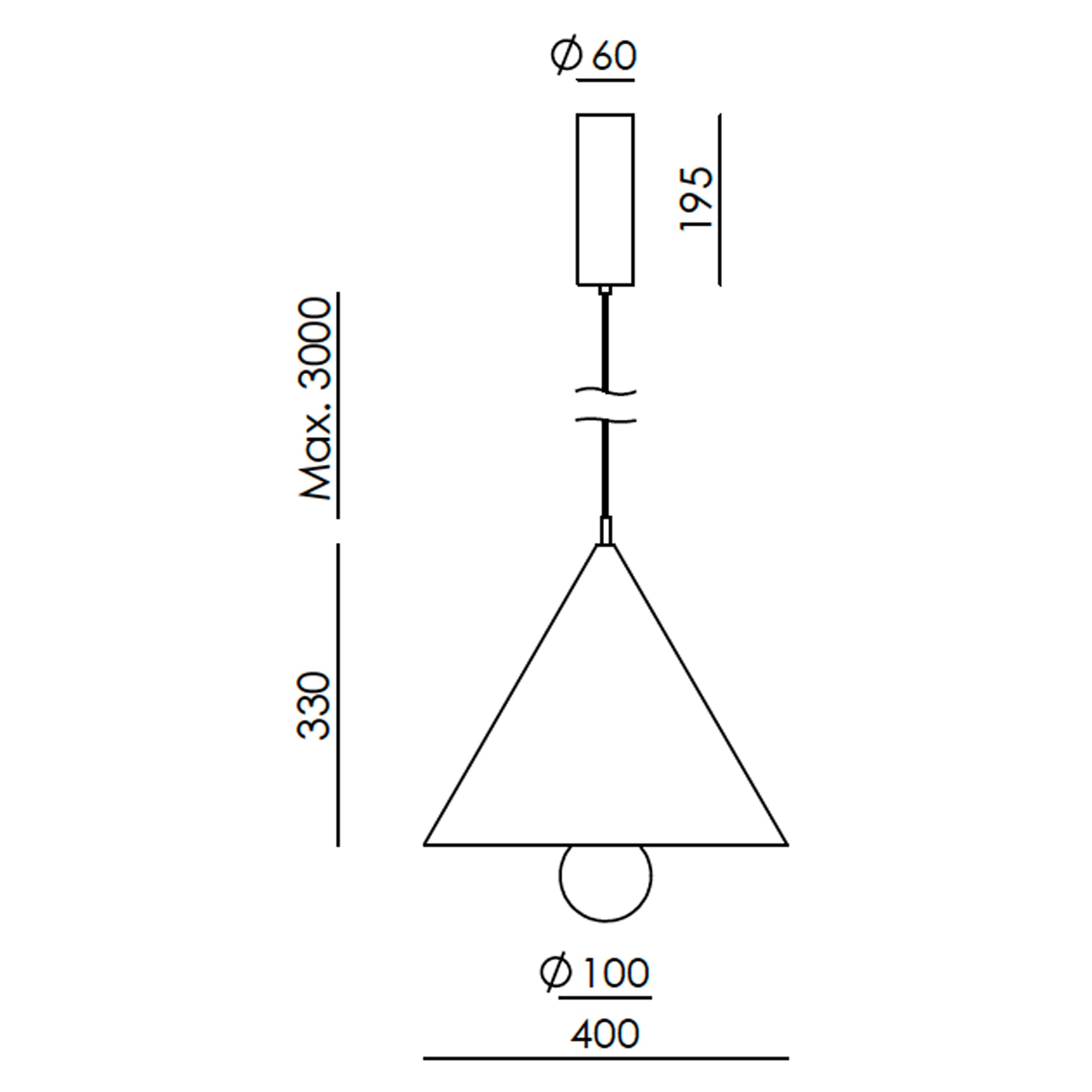 Lampa wisząca LED Aromas Tea