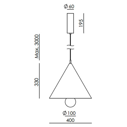 Lampa wisząca LED Aromas Tea
