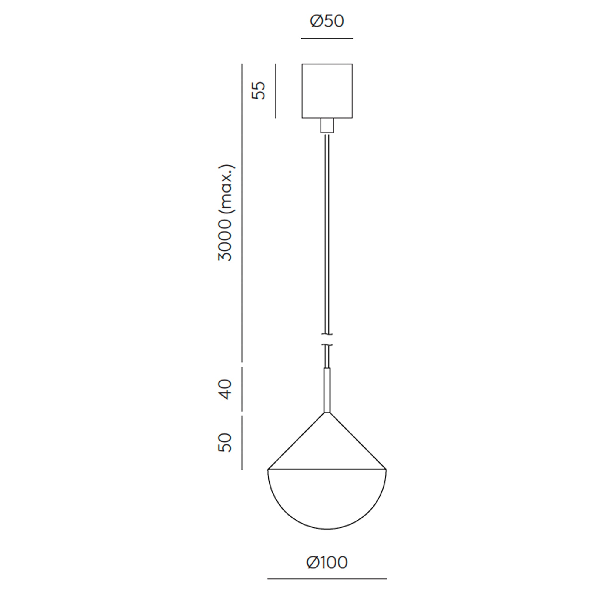 Lampa wisząca LED Aromas Tea