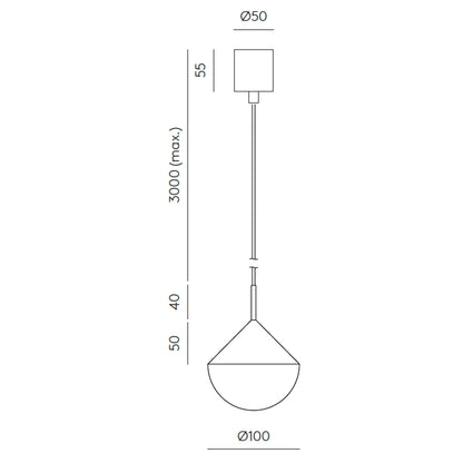 Lampa wisząca LED Aromas Tea