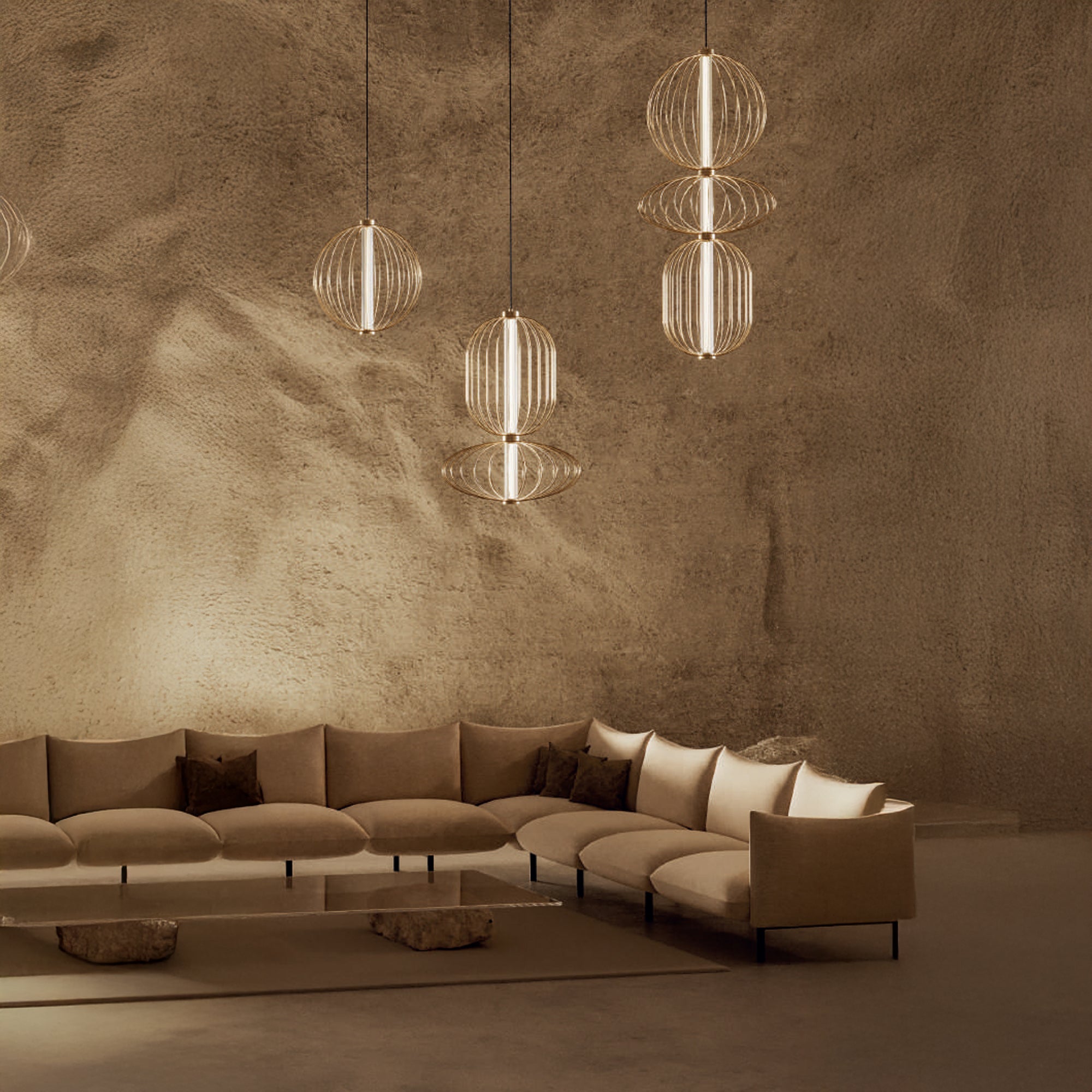 Konfigurowalna oprawa wisząca LED Aromas Pepo