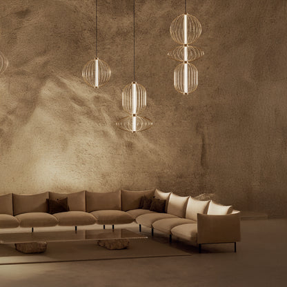 Konfigurowalna oprawa wisząca LED Aromas Pepo