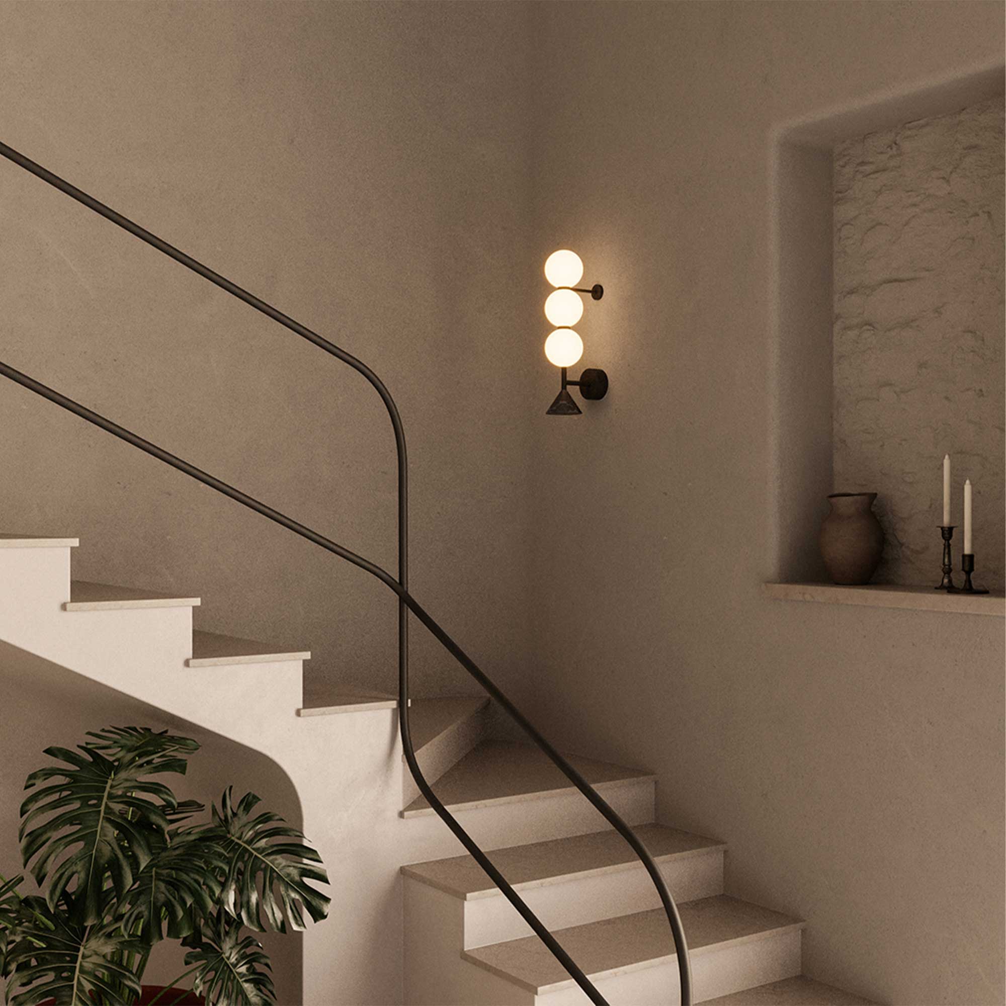 Akustické nástenné svietidlo Aromas Tico LED