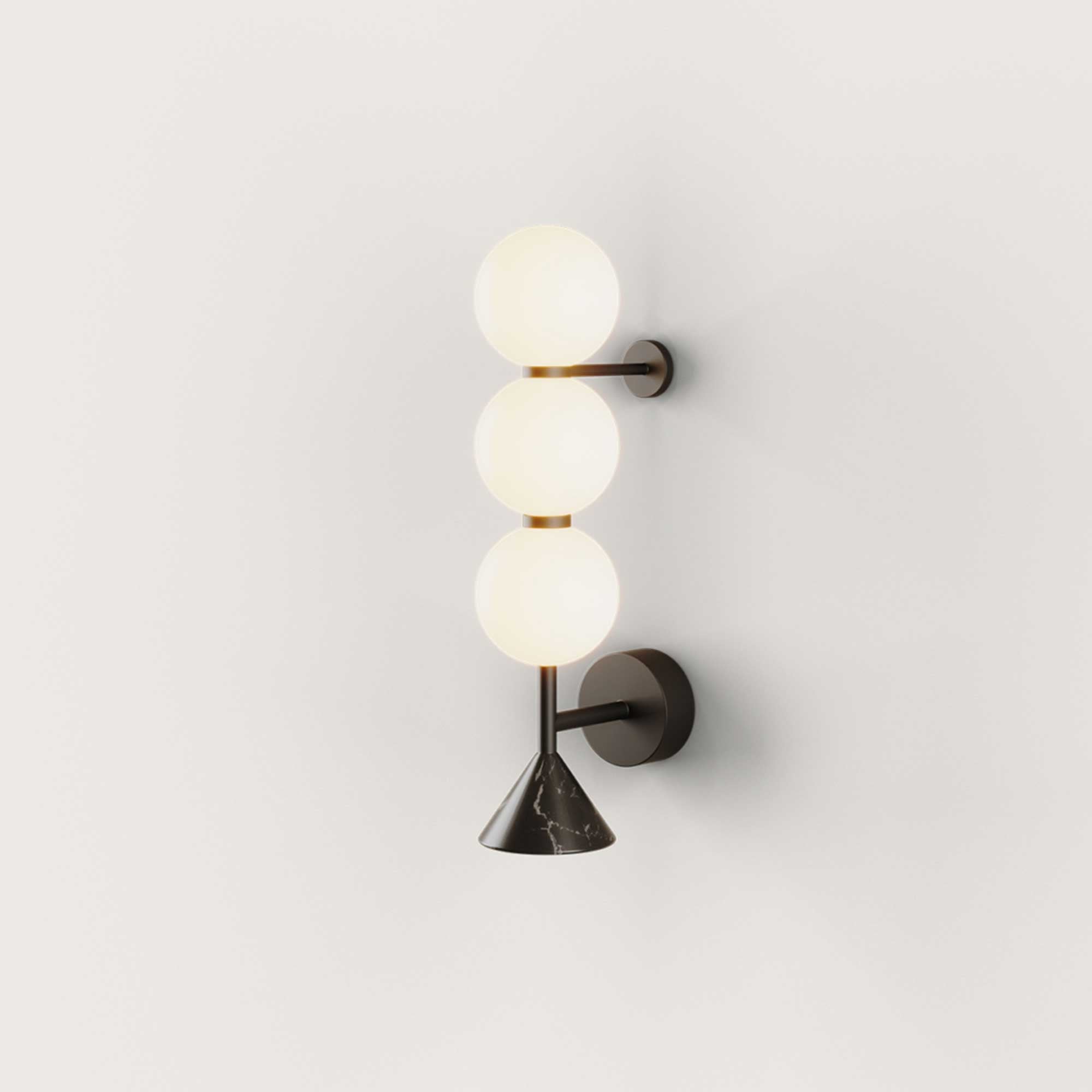Akustické nástenné svietidlo Aromas Tico LED