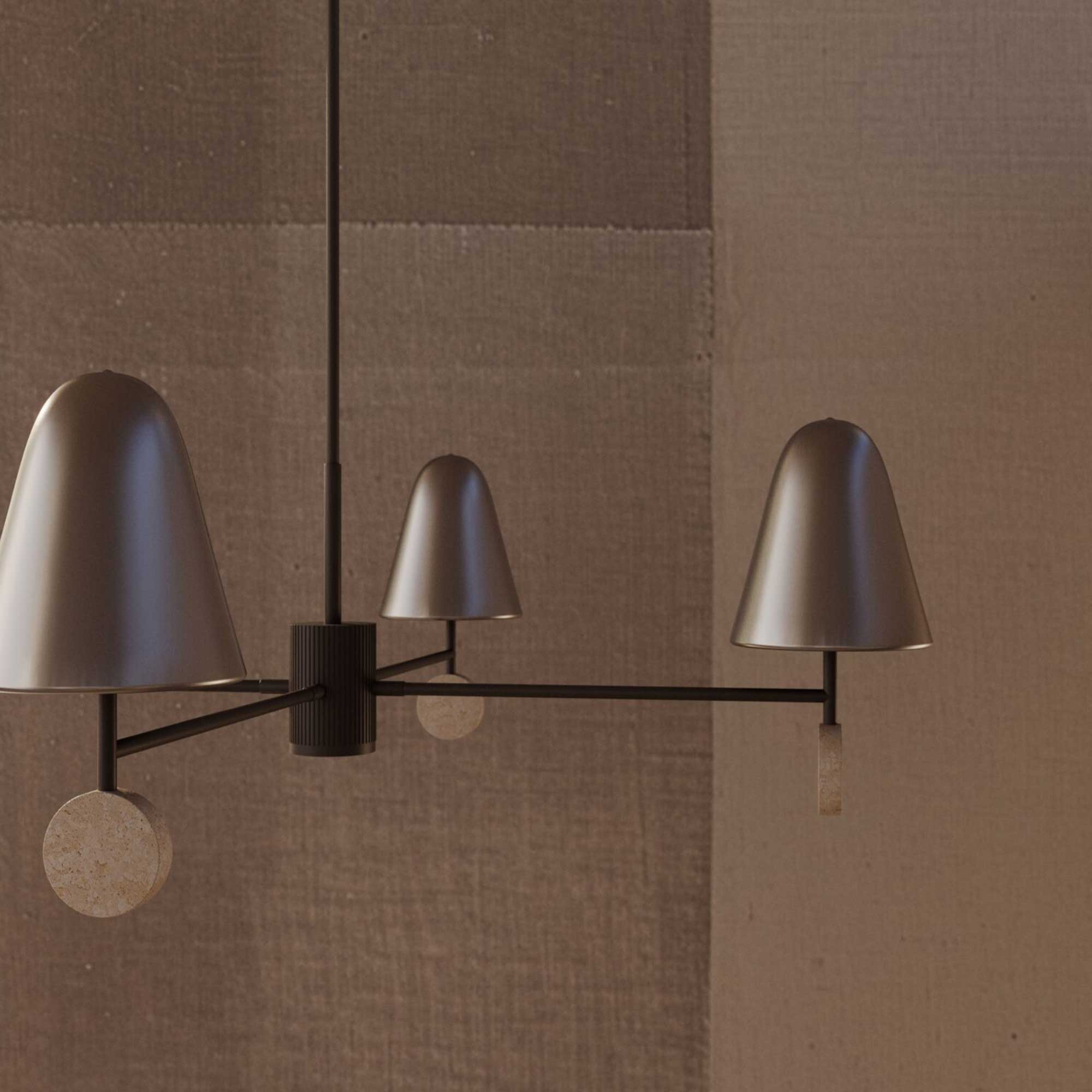 Aromas Elli LED závesné kruhové svietidlo stmievateľné