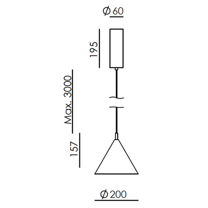 Lampa wisząca LED Aromas Tea