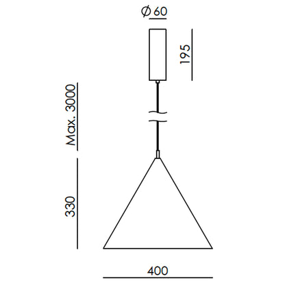 Lampa wisząca LED Aromas Tea