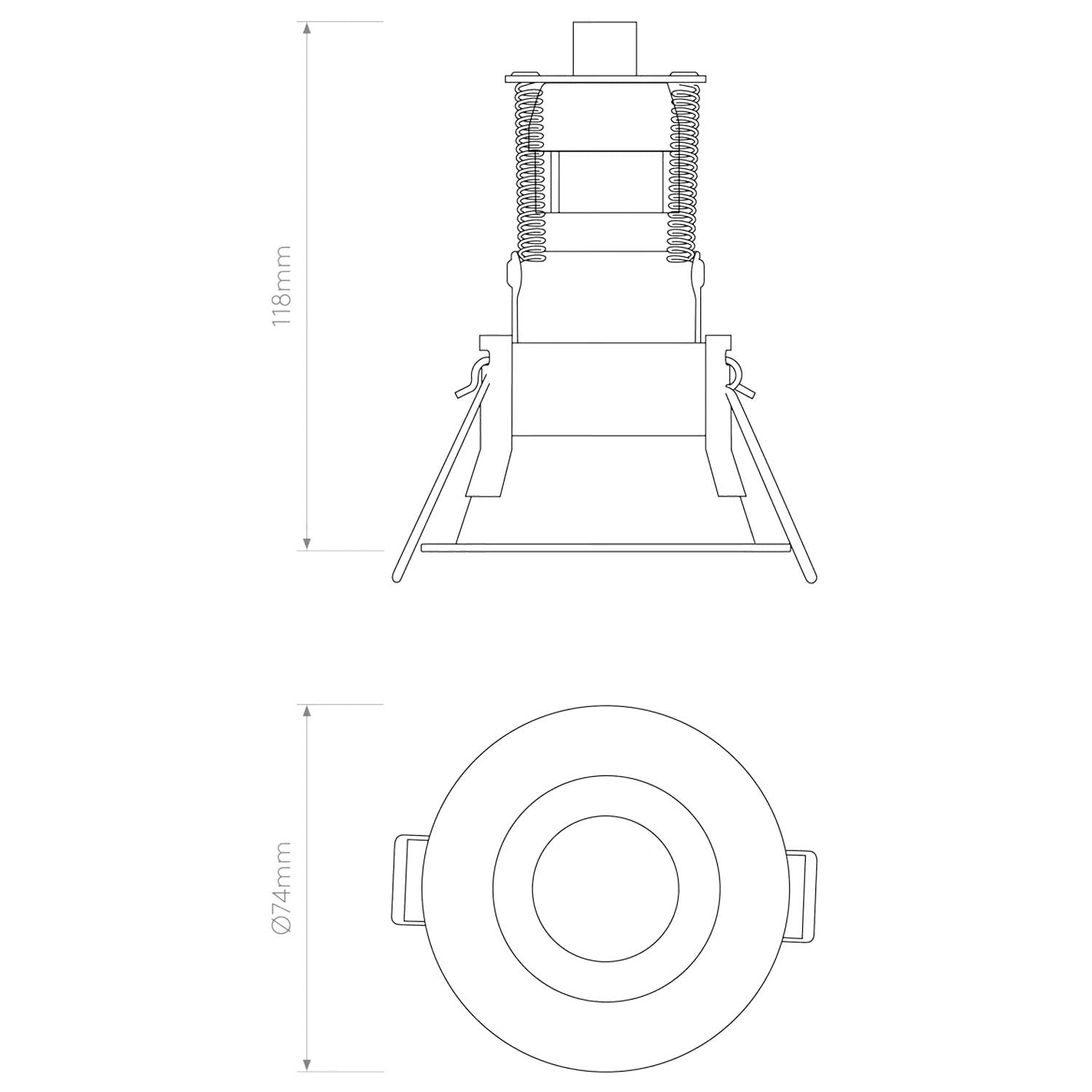 Astro Minima Mini zápustné bodové svítidlo