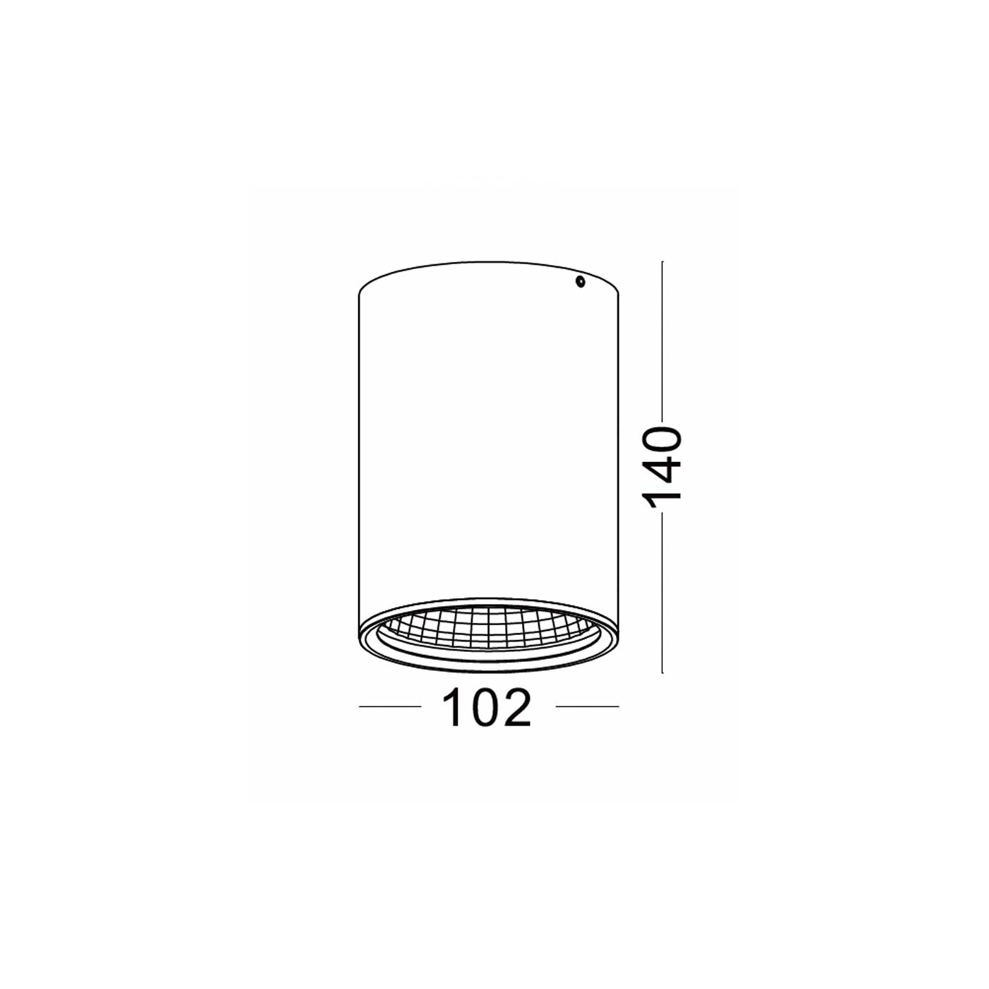 Adam LED přisazené svítidlo IP65 Ra>90