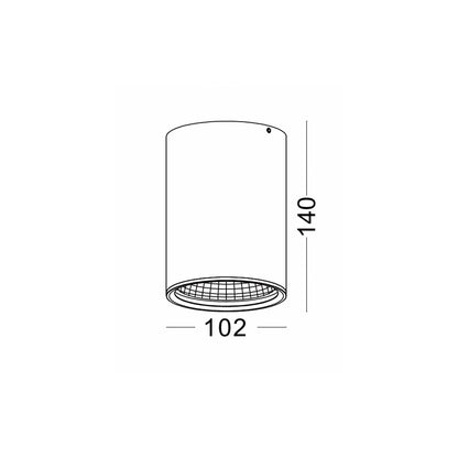 Adam LED přisazené svítidlo IP65 Ra>90