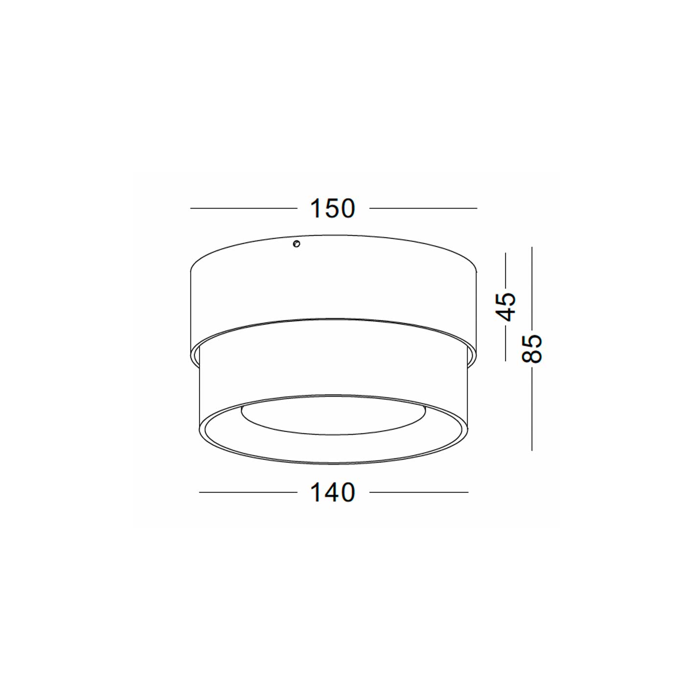 Bowl LED přisazené stropní svítidlo IP65