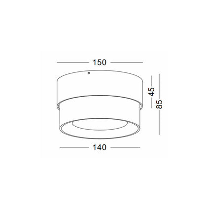 Bowl LED přisazené stropní svítidlo IP65