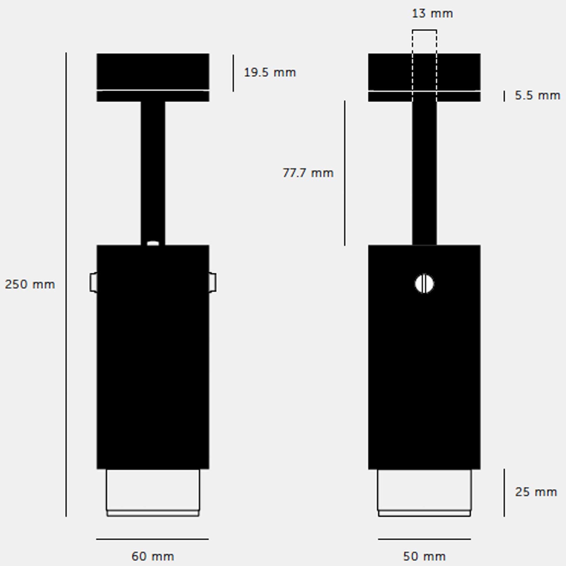 Regulowany reflektor punktowy GU10 Buster & Punch Exhaust Linear