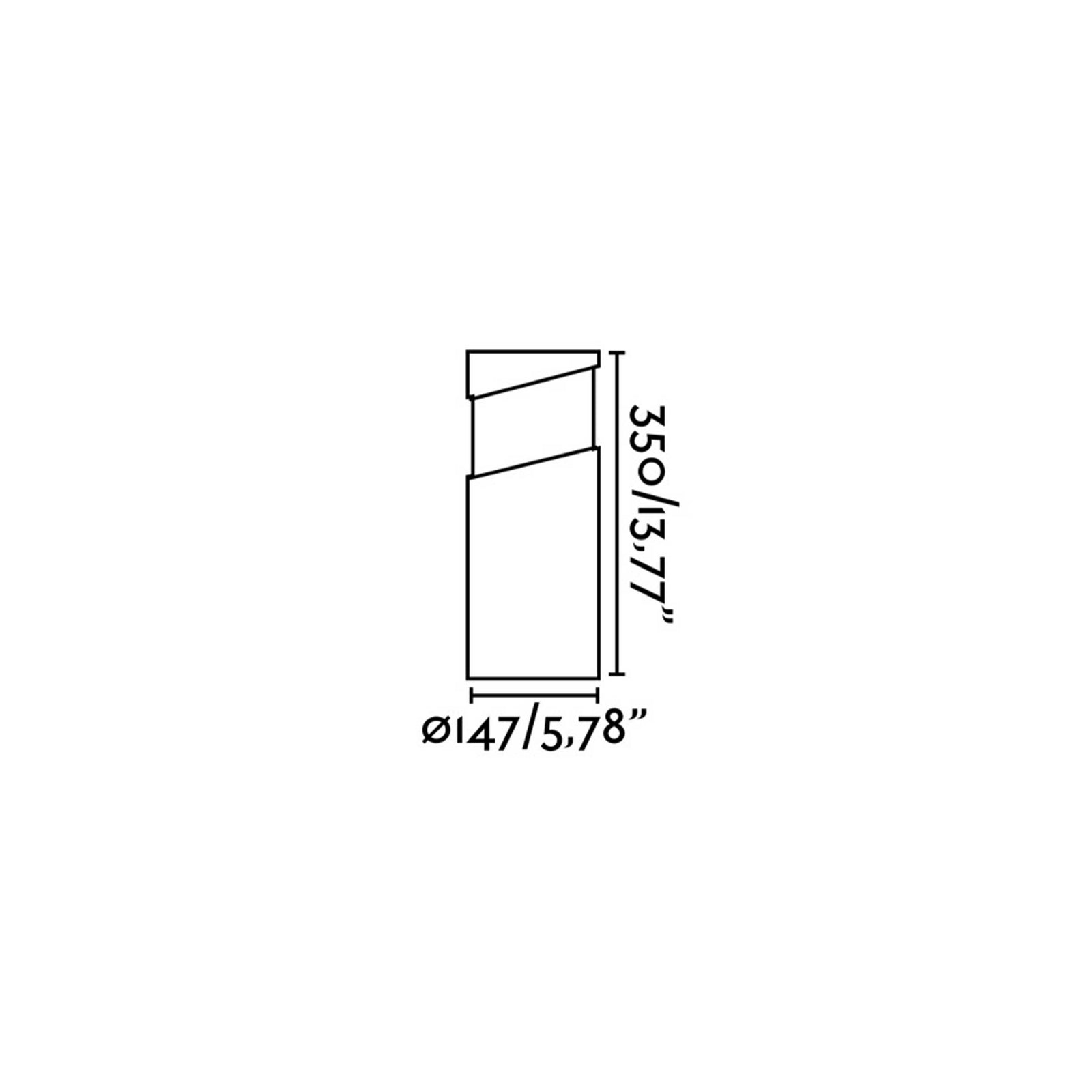 Faro Block E27 sloupkové venkovní svítidlo IP65