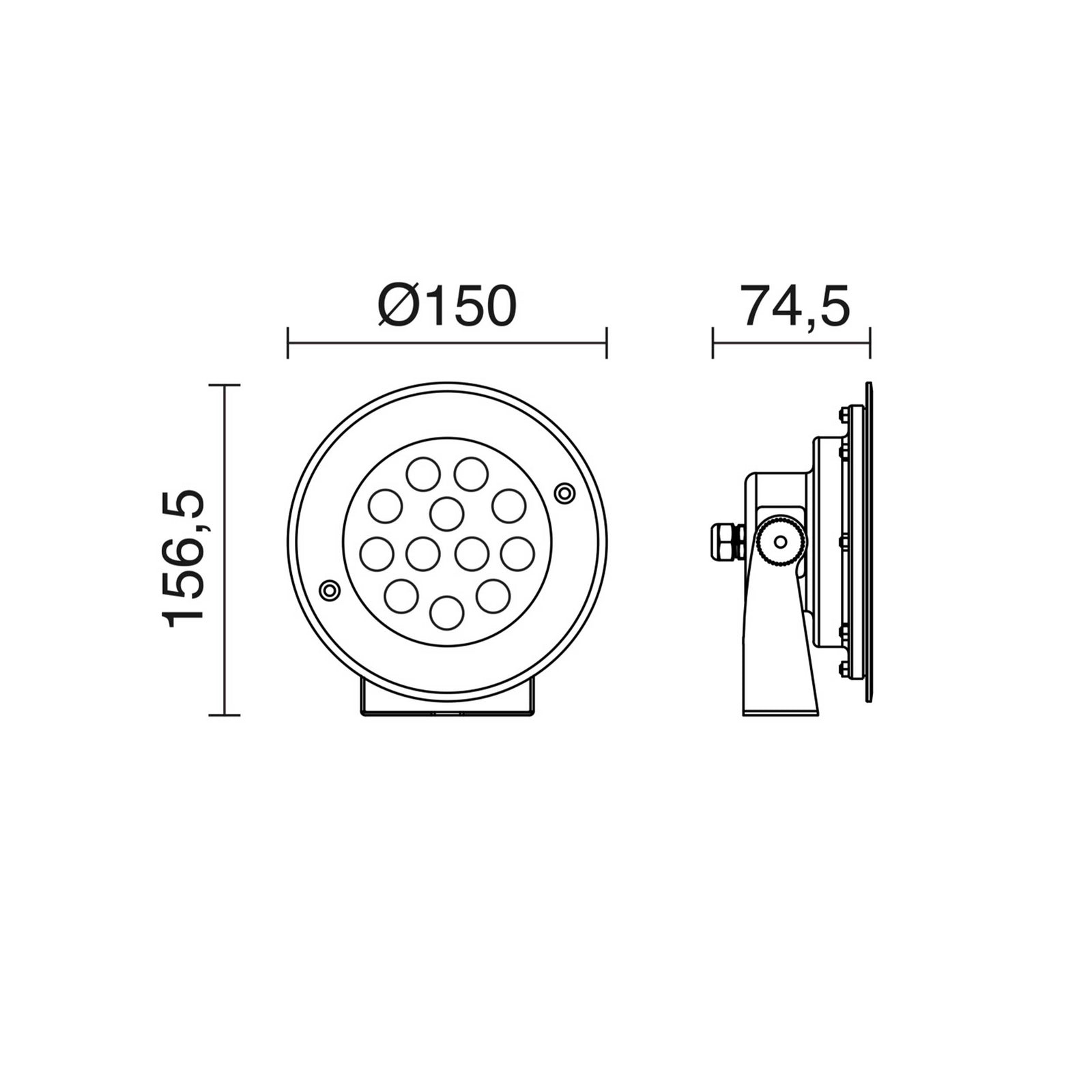 Cristher Gamble 150 LED podvodní svítidlo