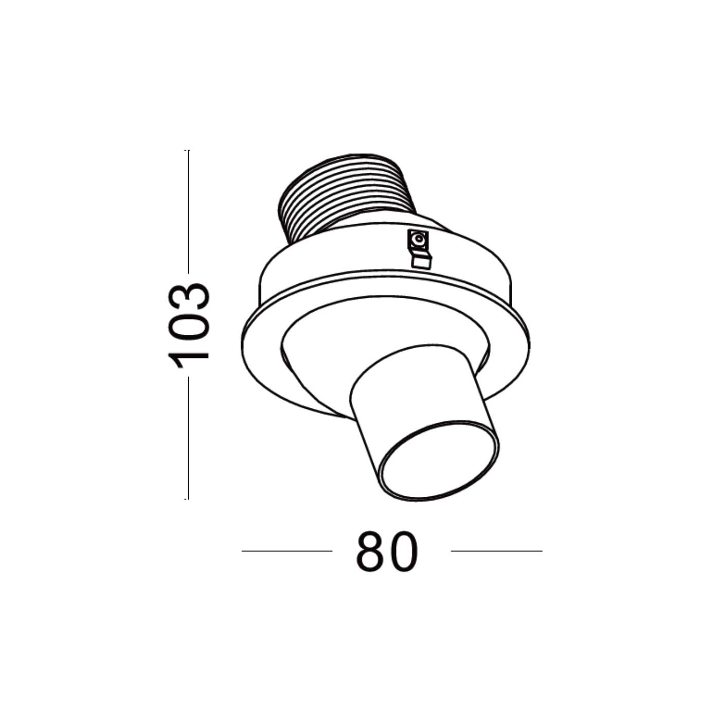 Micro Spot LED zápustné svietidlo natáčacie Ra&gt;90