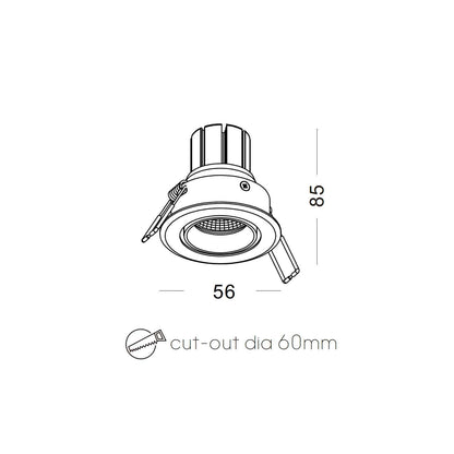 Mini Spotlight LED zápustné svítidlo