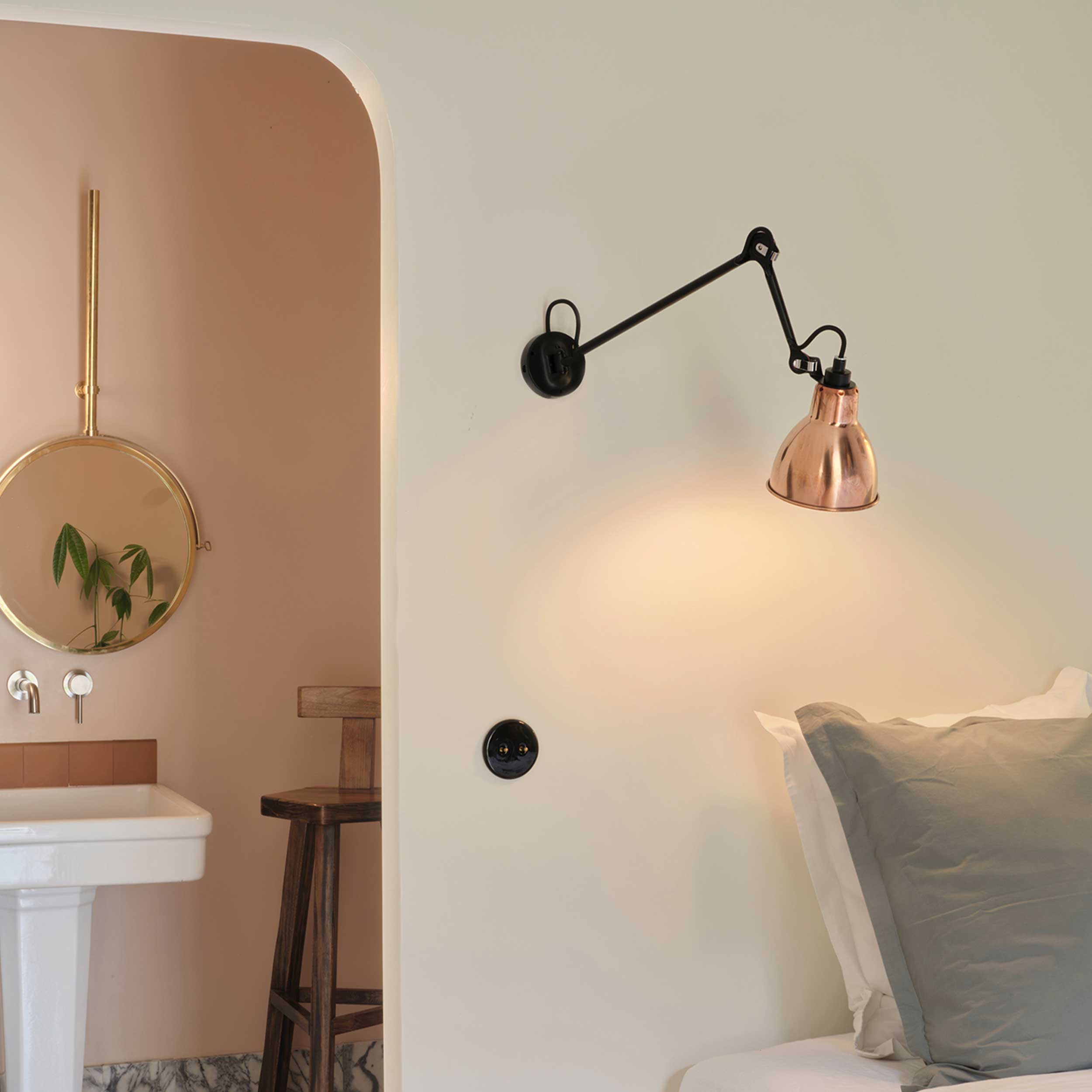 DCW éditions Lampe Gras N°122 E27 nástěnné svítidlo