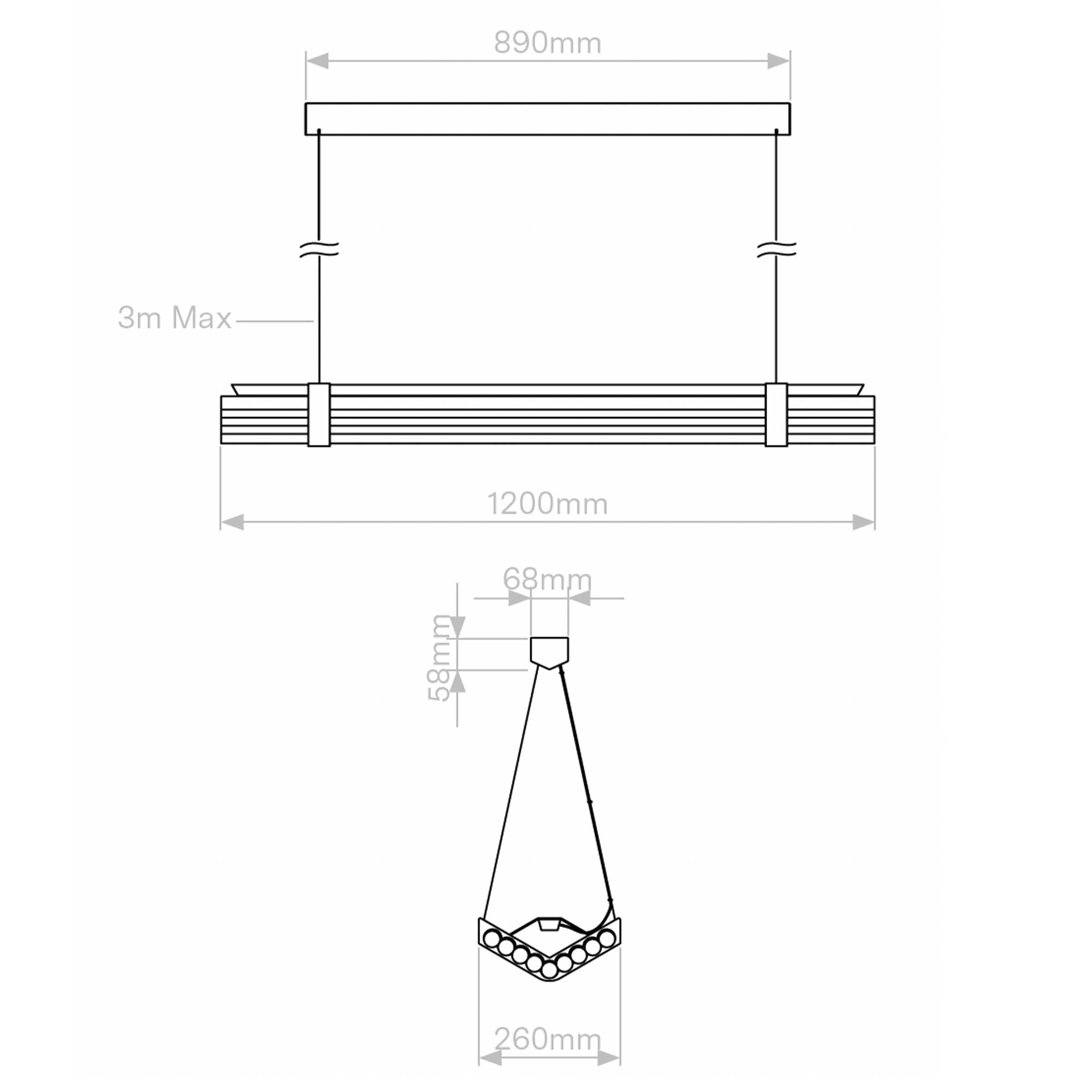 DCW éditions Seagull LED závěsné svítidlo