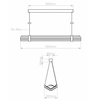 DCW éditions Seagull LED závěsné svítidlo