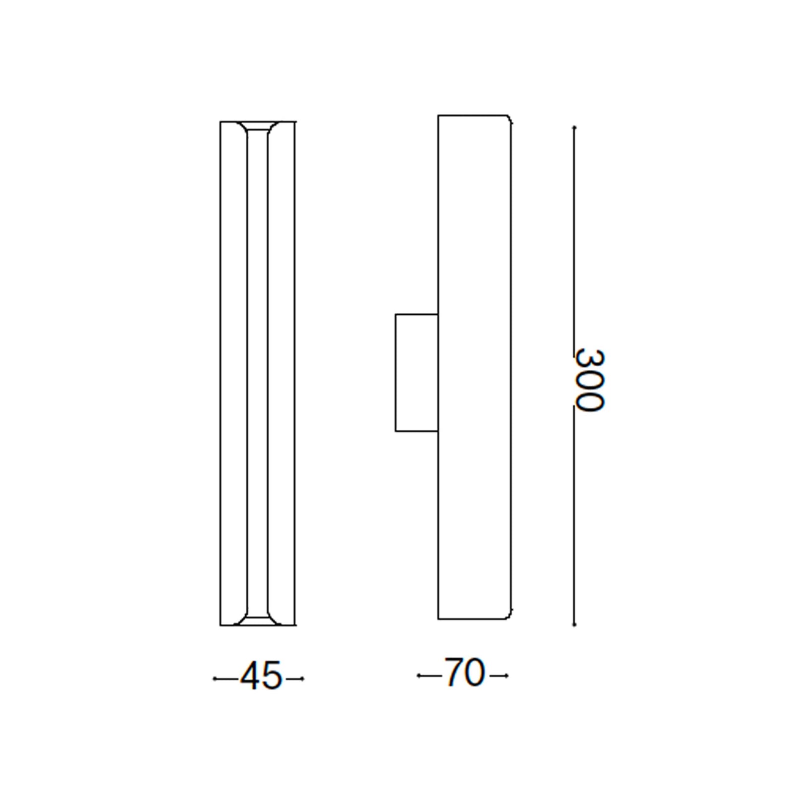 Ideal lux Dorica LED nástěnné svítidlo