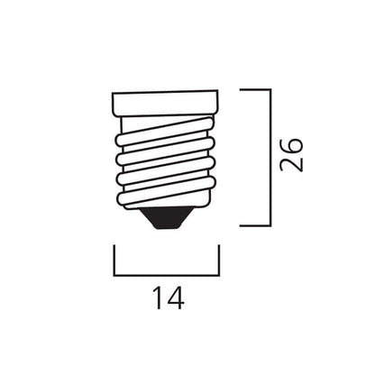 LED žárovka Sylvania RETRO E14 2700K 4.5W