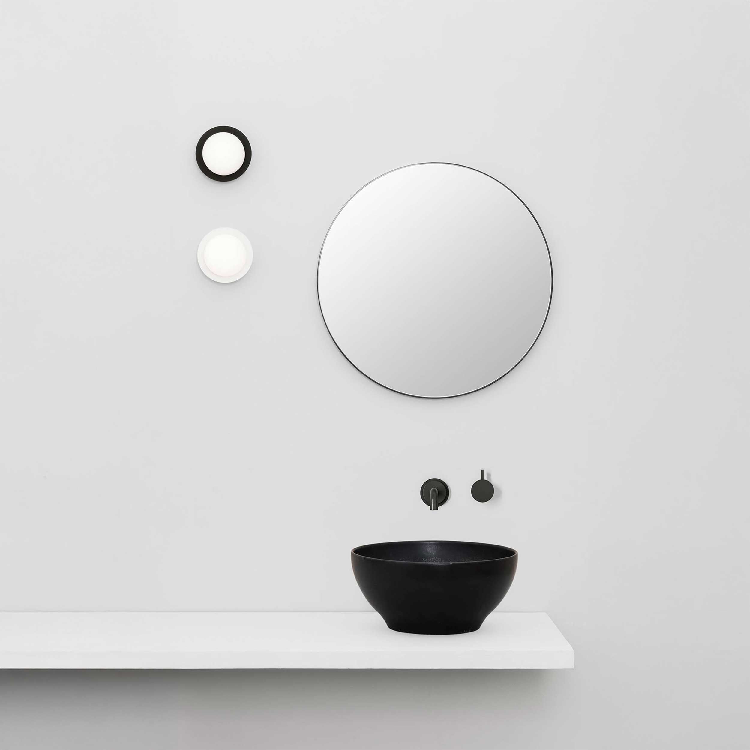 Faro Brume LED glass ceiling light IP44