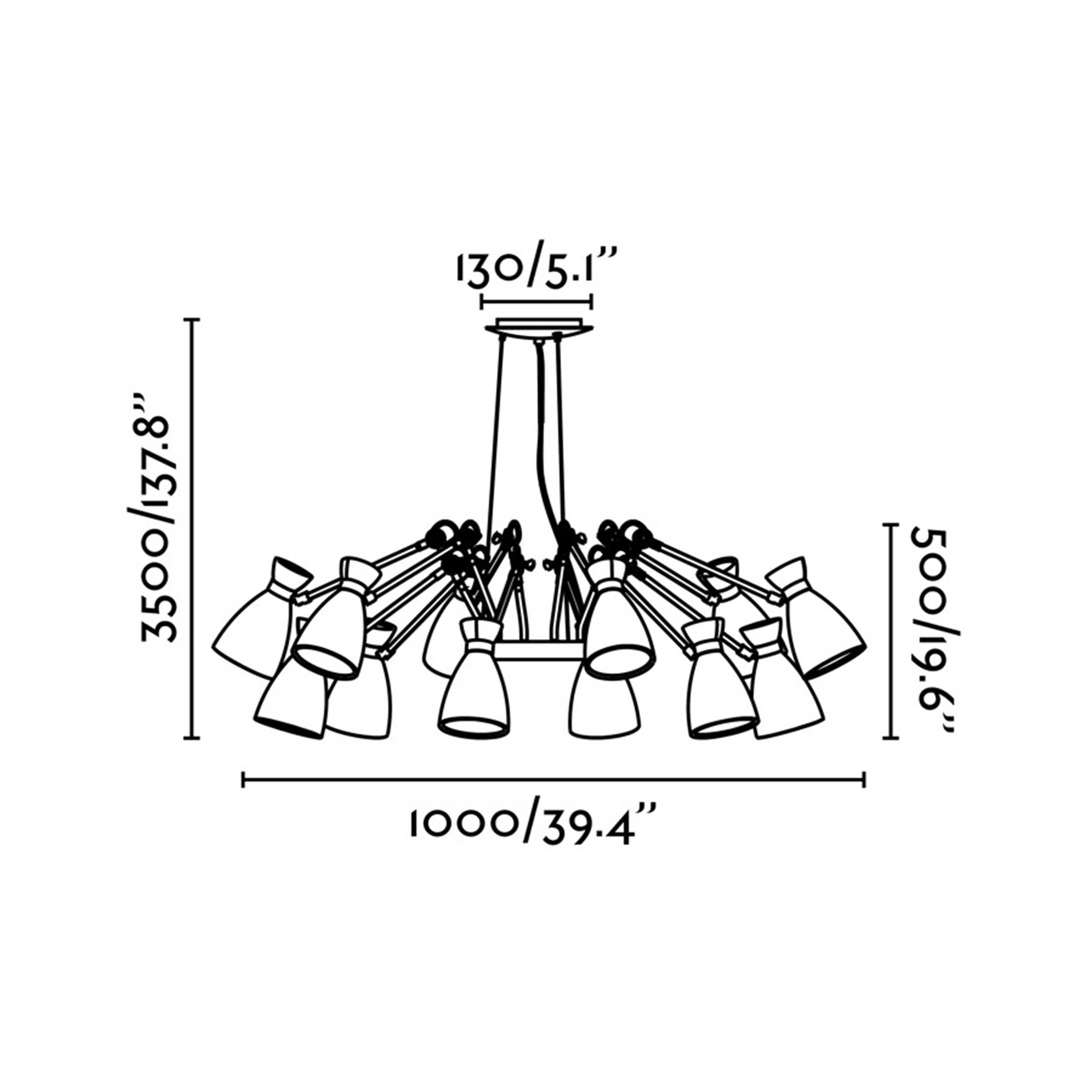 Szklana oprawa sufitowa Faro Brume LED IP44