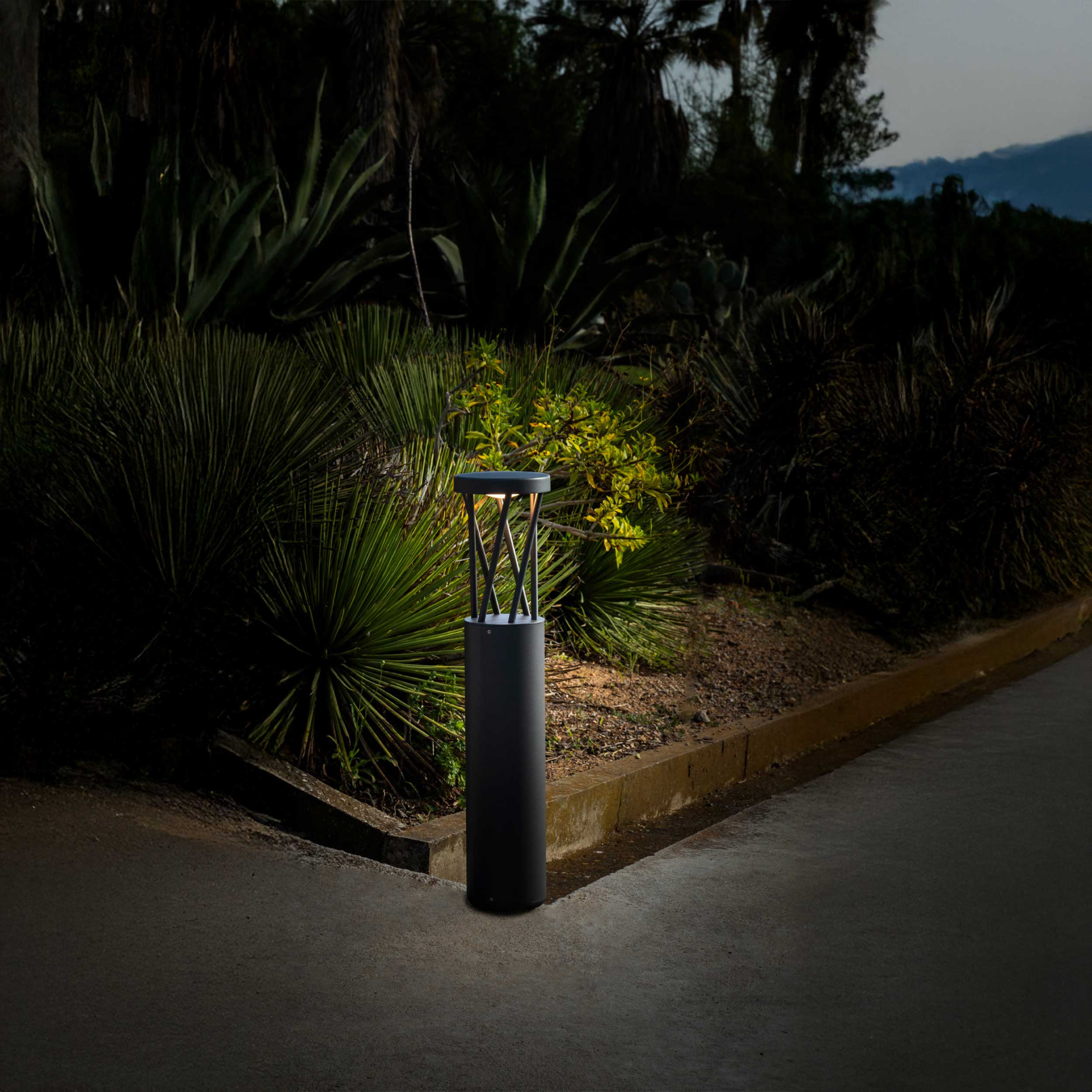 Faro Brume LED glass ceiling light IP44