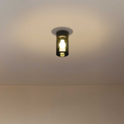 Szklana oprawa sufitowa Faro Brume LED IP44