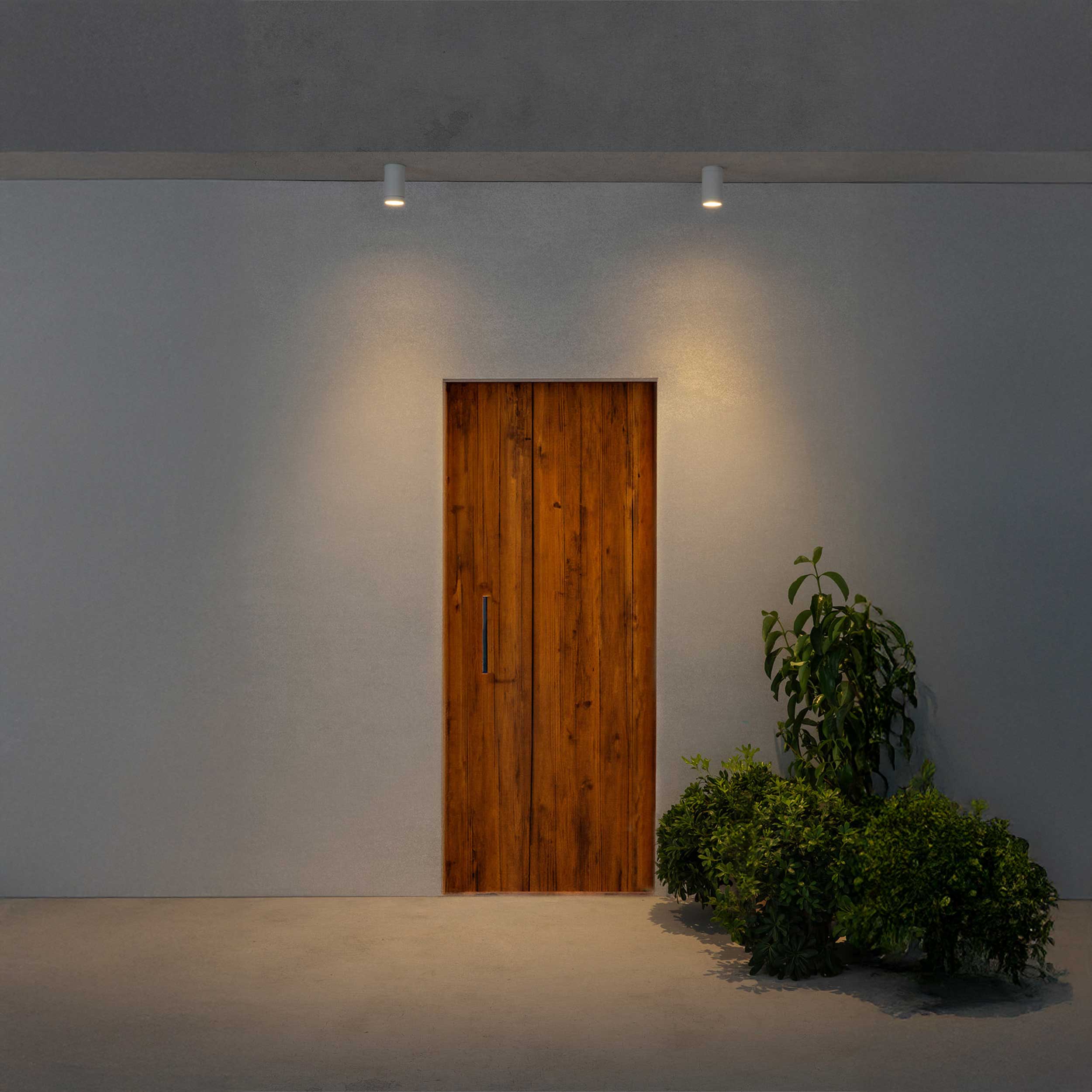 Faro Brume LED glass ceiling light IP44