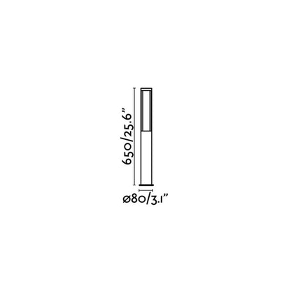 Szklana oprawa sufitowa Faro Brume LED IP44