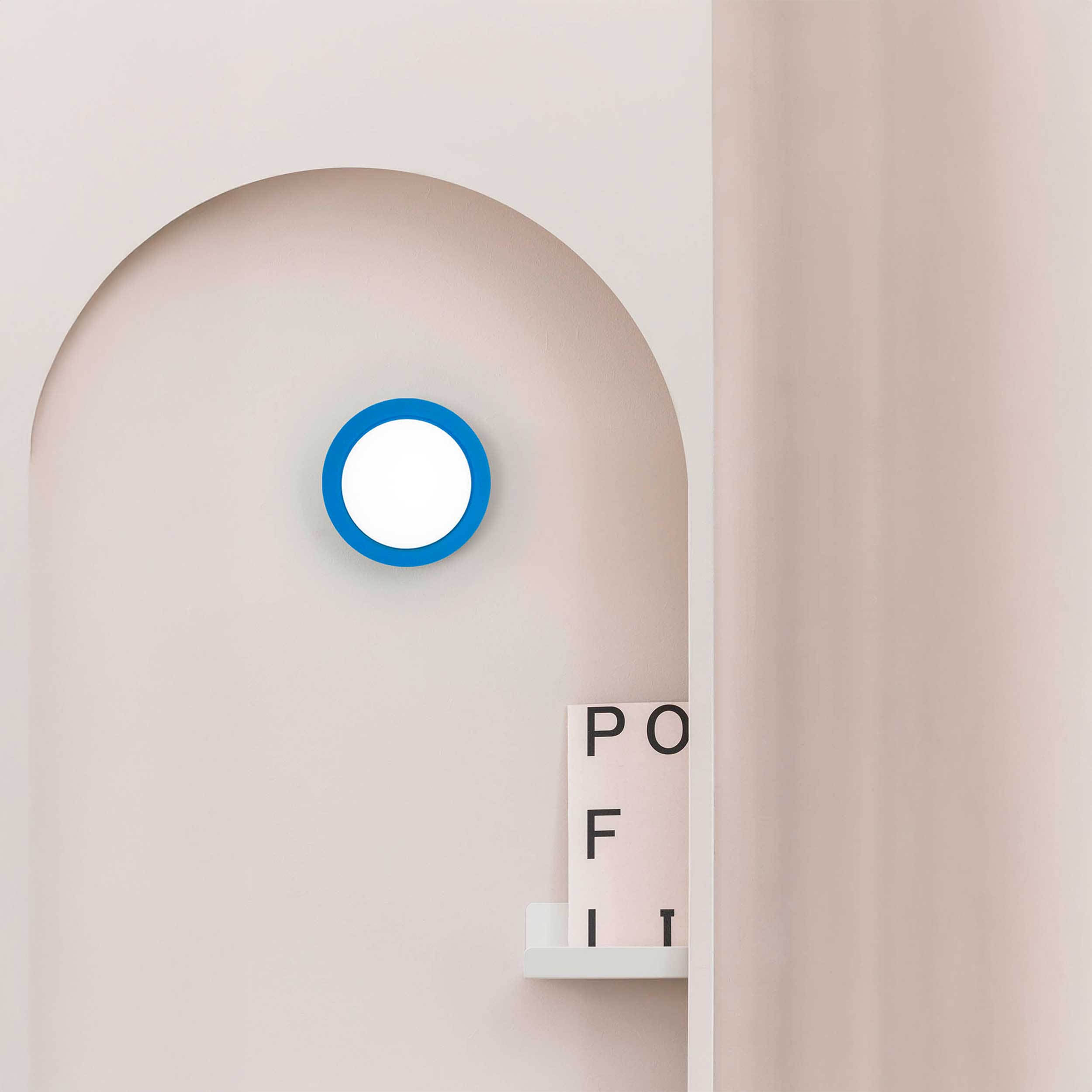 Faro Brume LED glass ceiling light IP44