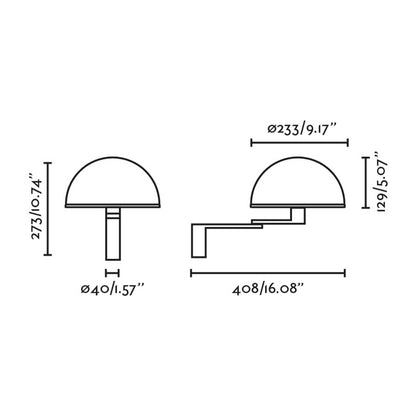 Faro Berni E27 table light