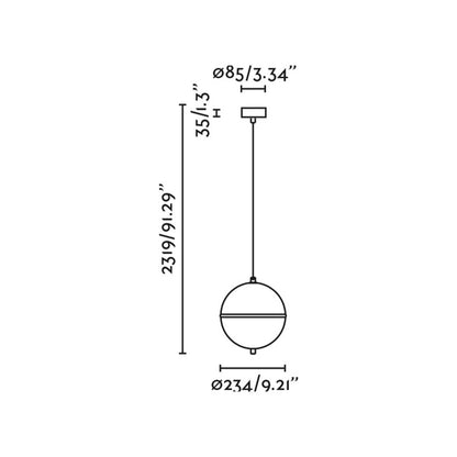 Faro Dome závěsné svítidlo