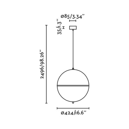 Faro Dome závěsné svítidlo
