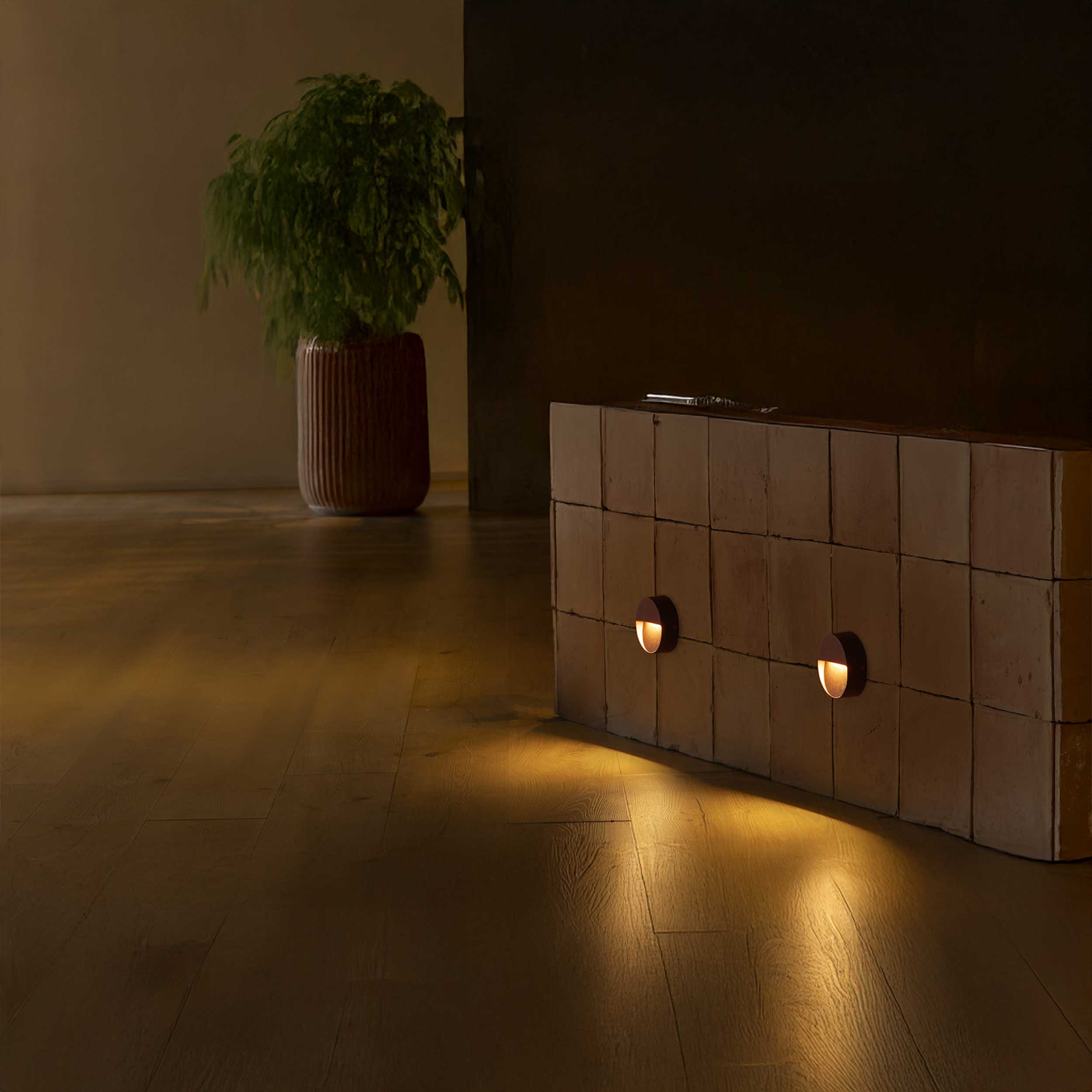 Faro Dune LED kruhové nástěnné venkovní svítidlo IP65