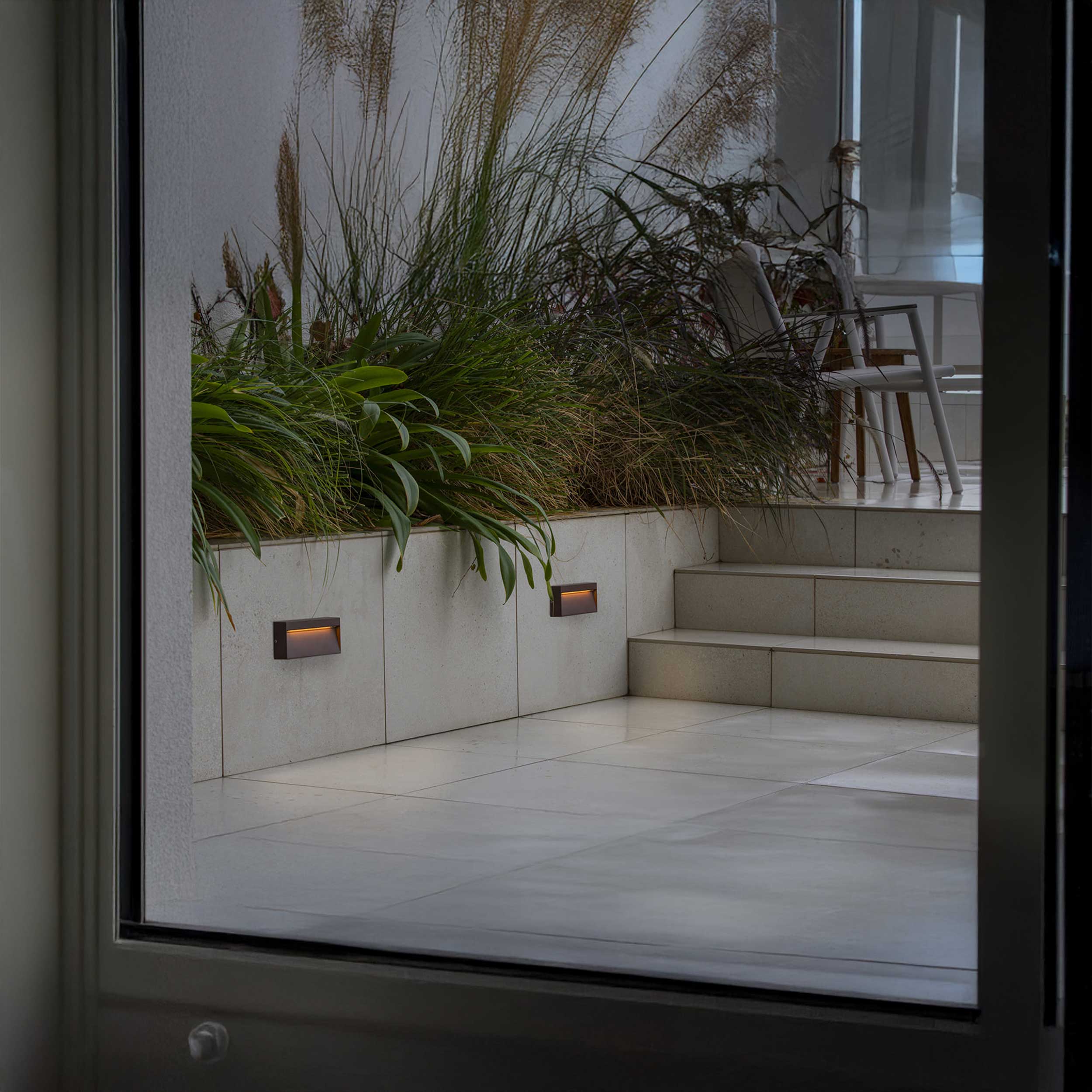 Szklana oprawa sufitowa Faro Brume LED IP44