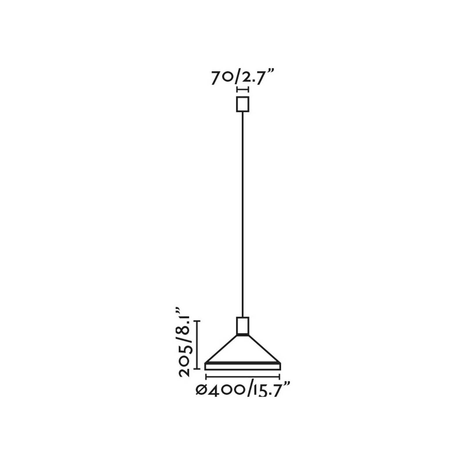 Faro Kombo 400 E27 závěsné svítidlo