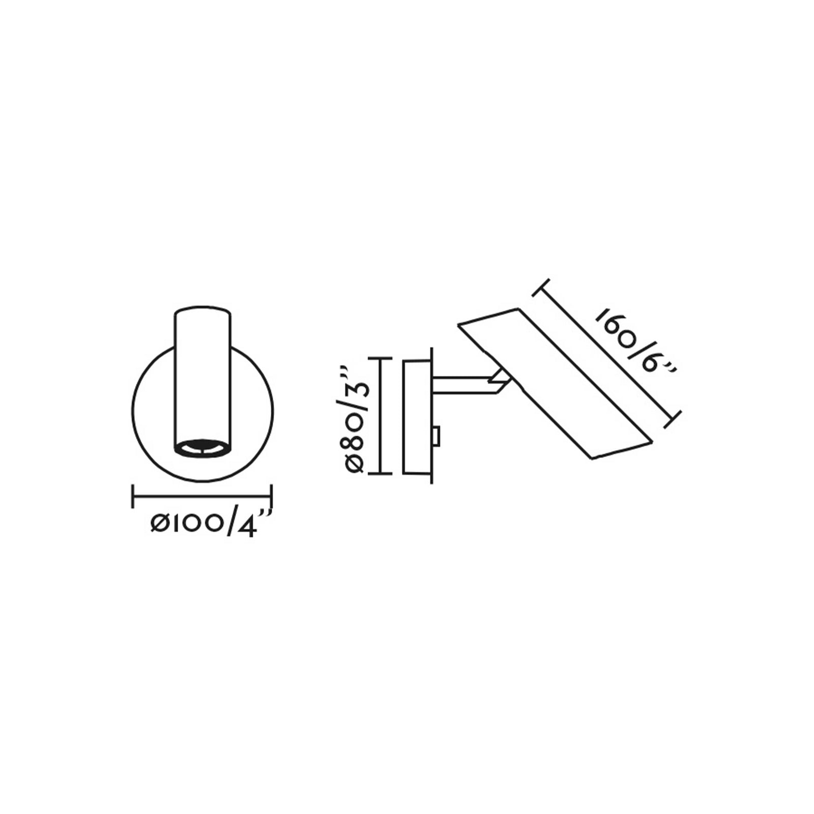 Faro Leo LED nástěnné svítidlo k posteli