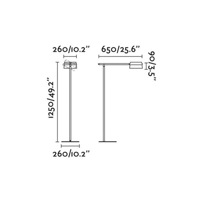 Faro Loop LED stojacie stmievateľné svietidlo