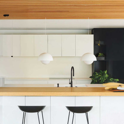 Szklana oprawa sufitowa Faro Brume LED IP44