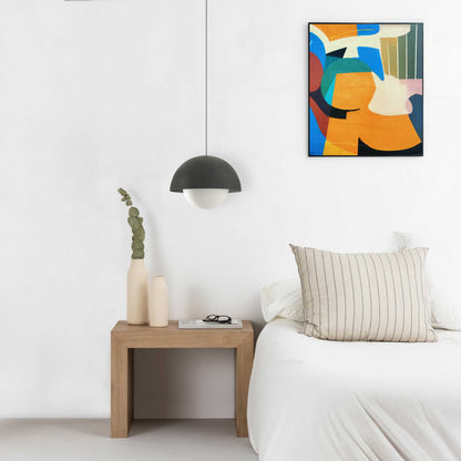 Szklana oprawa sufitowa Faro Brume LED IP44