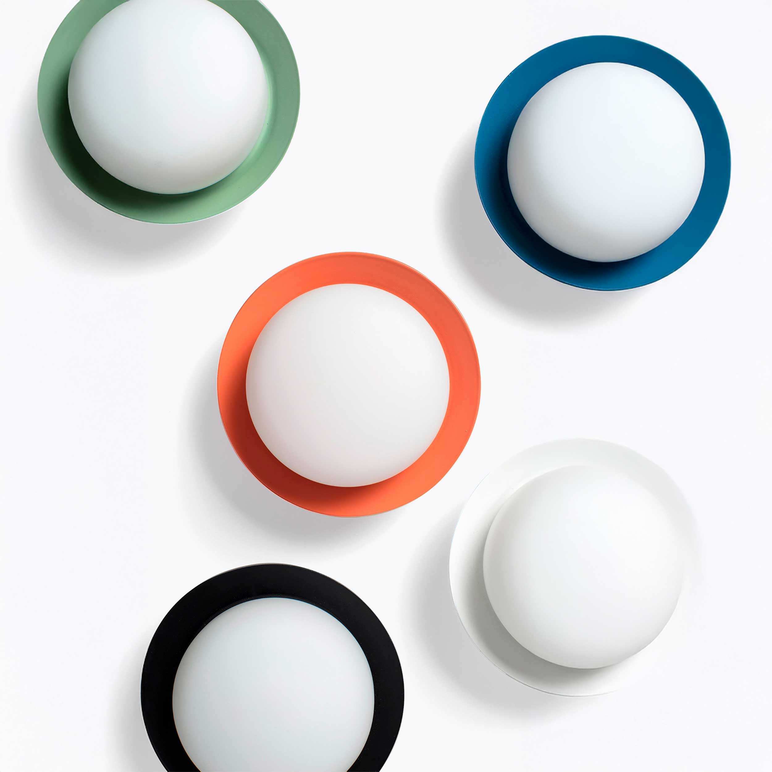 Faro Brume LED glass ceiling light IP44