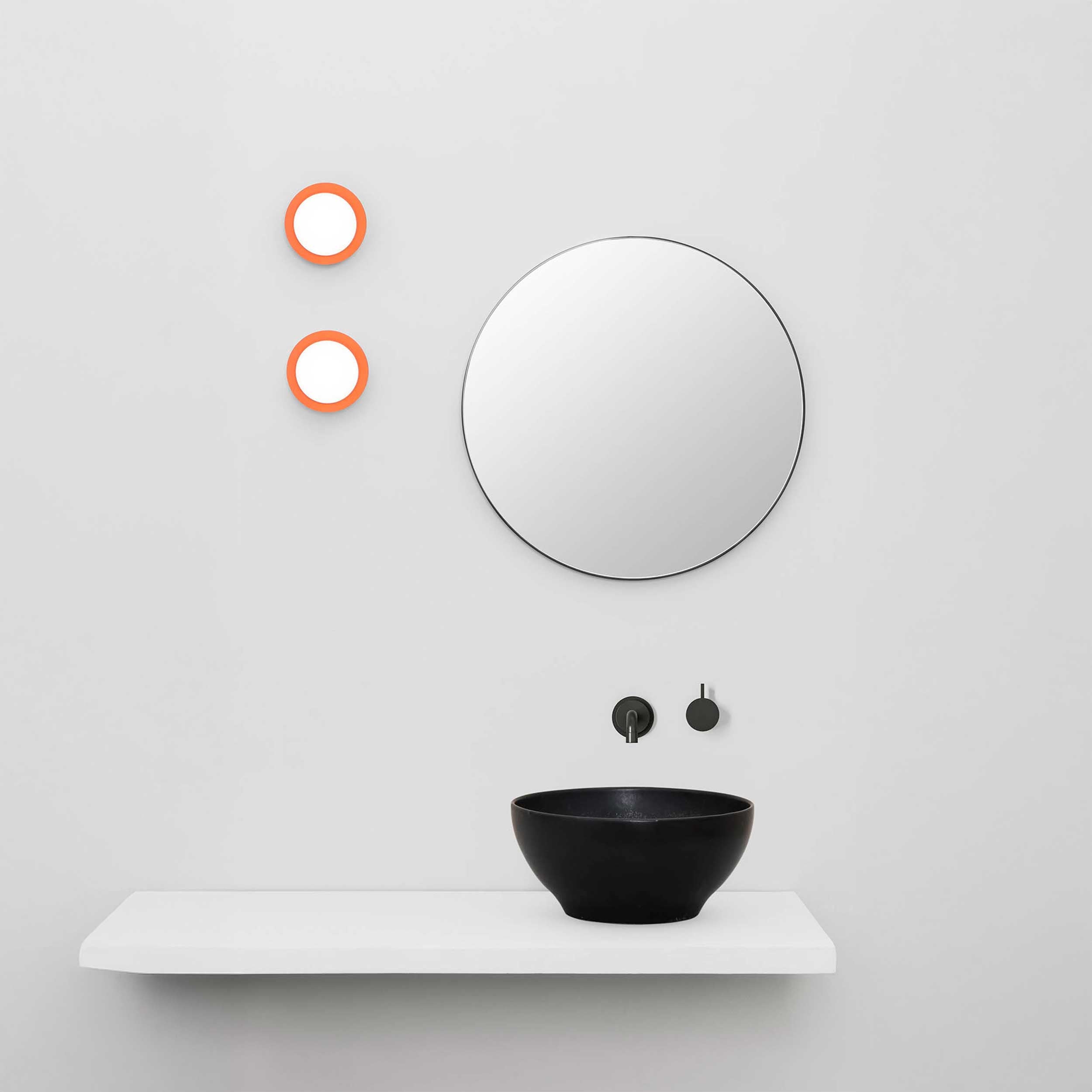 Faro Brume LED glass ceiling light IP44