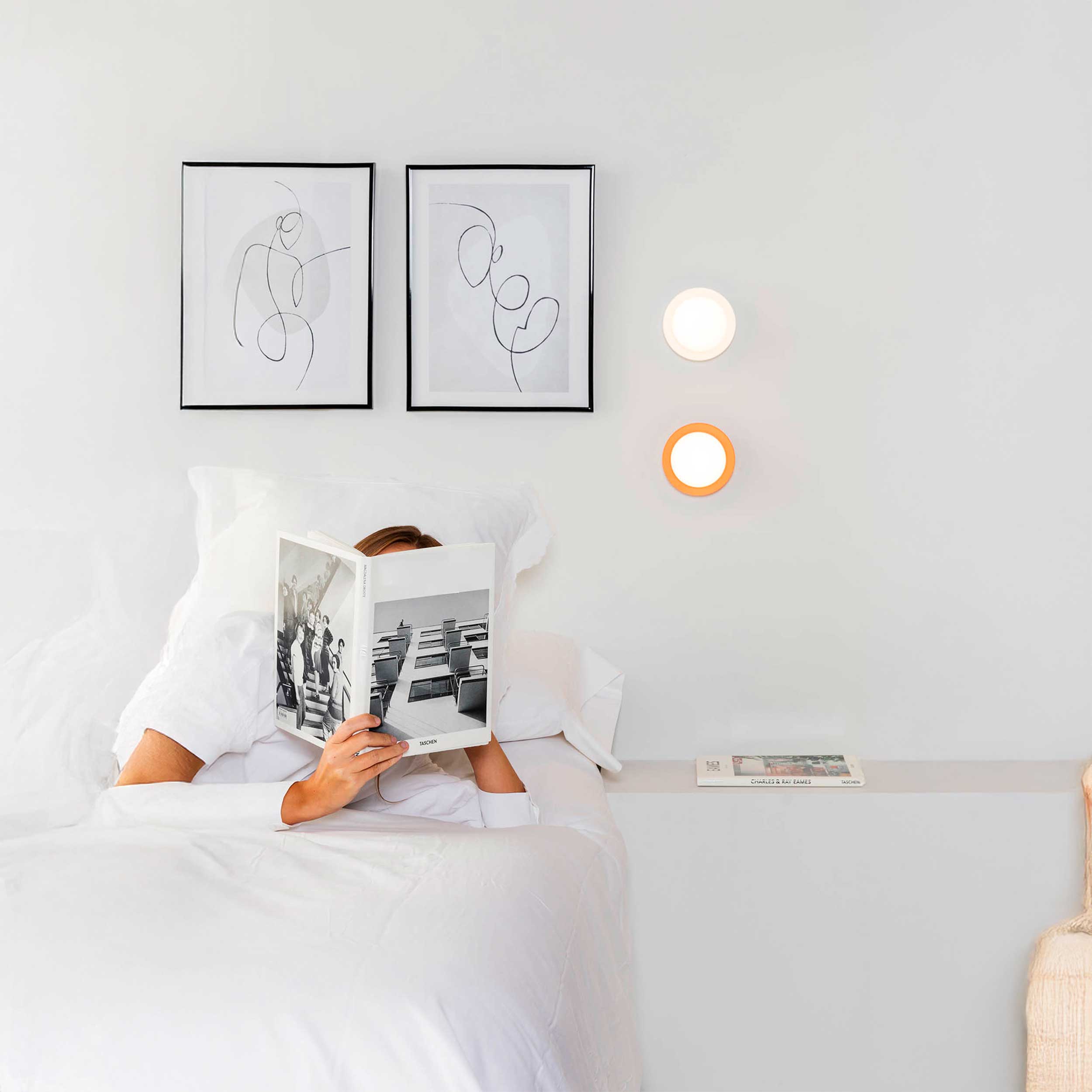 Faro Brume LED glass ceiling light IP44