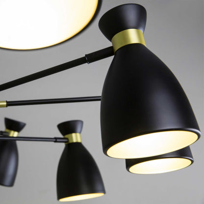 Szklana oprawa sufitowa Faro Brume LED IP44