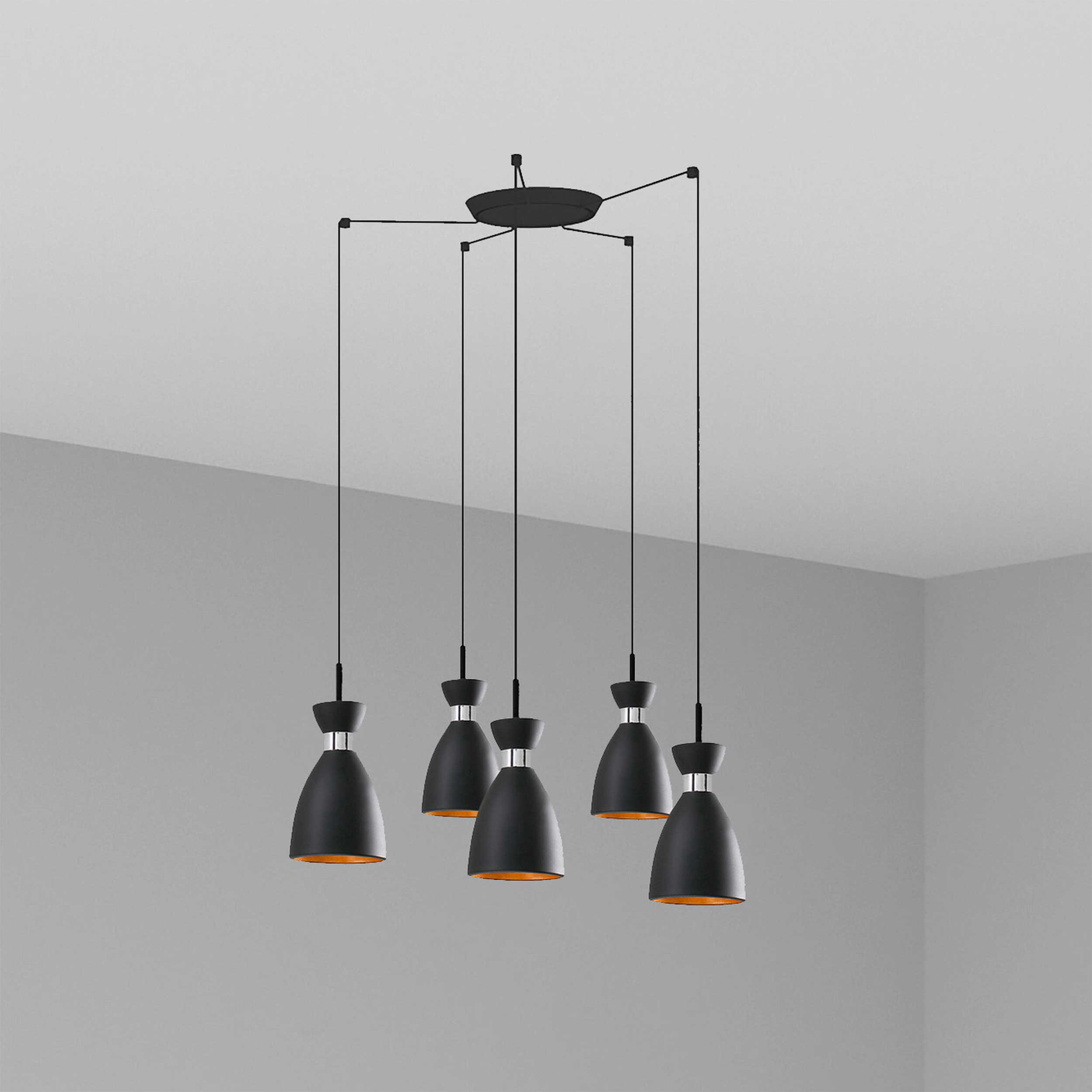 Faro Brume LED glass ceiling light IP44